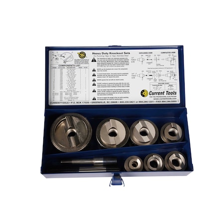 Current Tools Carrying Case for 1/2"-2" Stainless Steel Knock-Out Set 1600